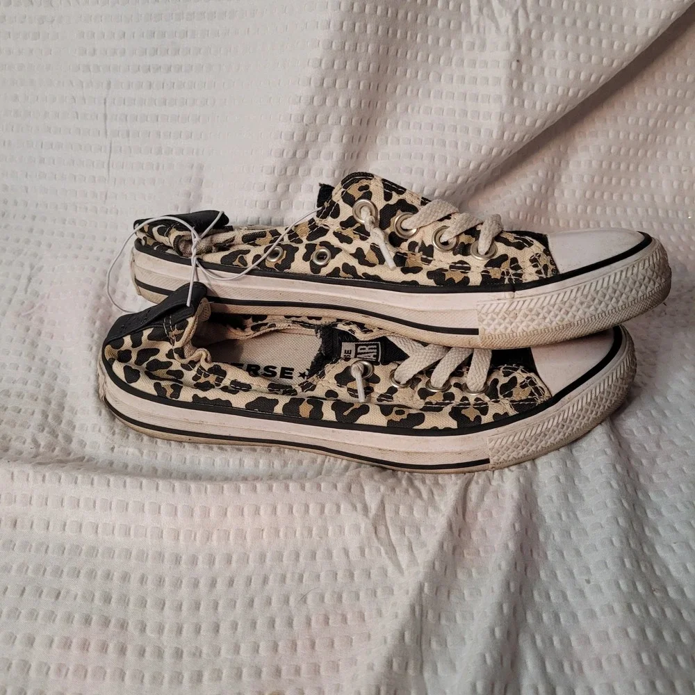 Converse Chuck Taylor All Star Shoreline Slip Leopard Print Shoes Womens 7‎ - Picture 4 of 5